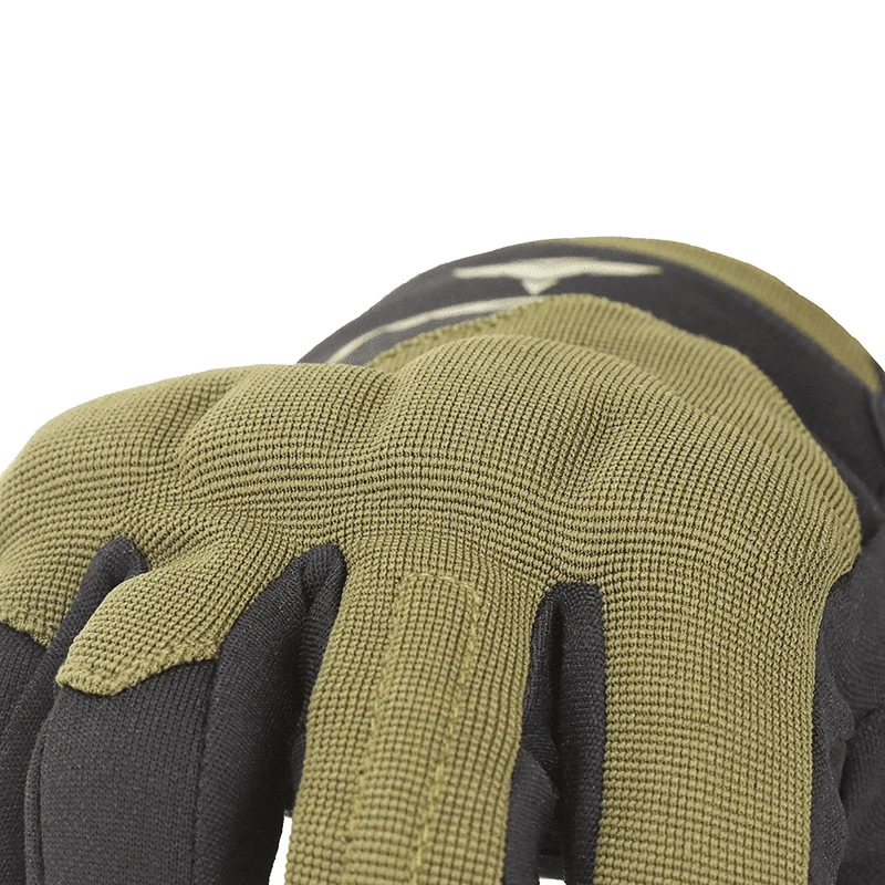 Gants Moto Printemps/Été StreetADX ™ | Noir Kaki (HOMOLOGUE)