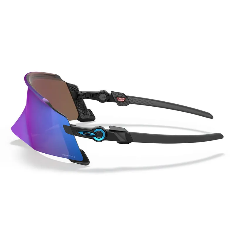 Lunettes Oakley kato noir poli prizm sapphire iridium
