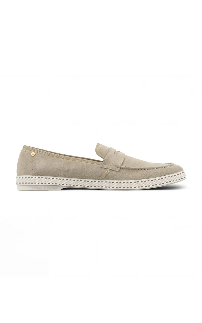 Mocassins suede beige