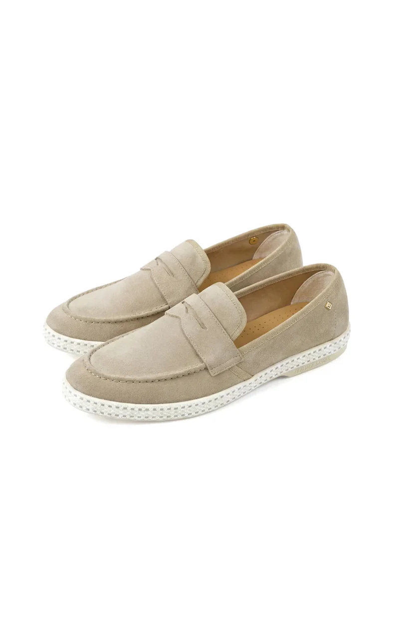 Mocassins suede beige