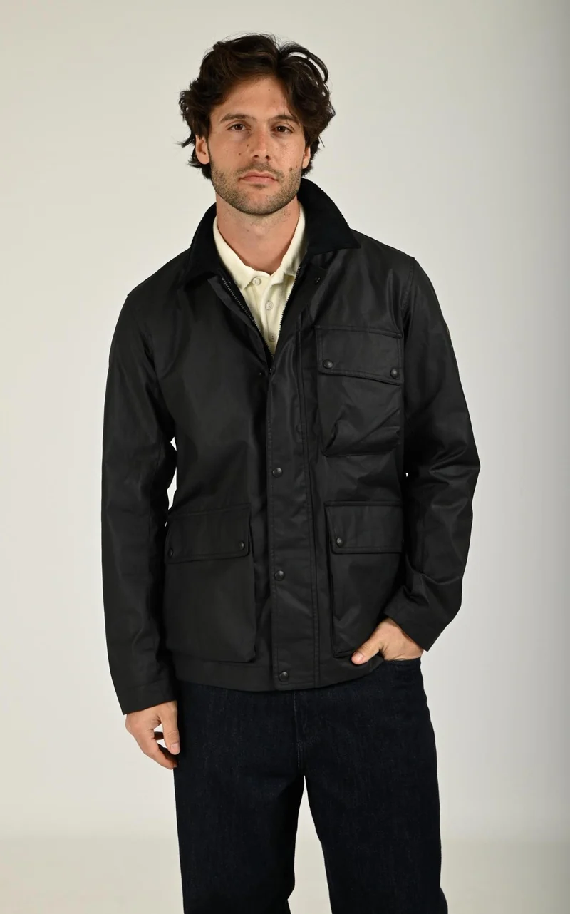 Veste cirée Incline bleu marine
