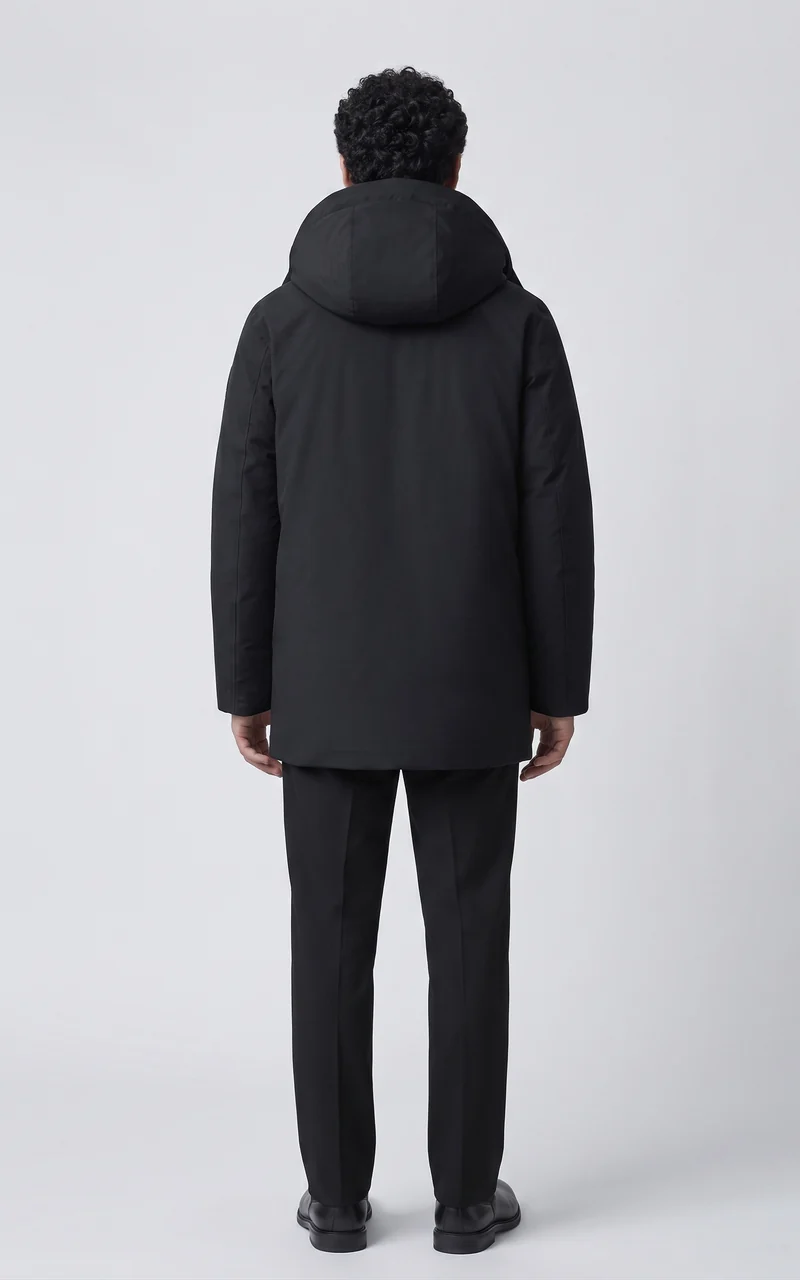 Parka mi-longue 2 en 1 Sullivan noir