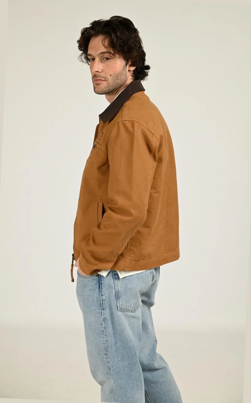Veste en toile Maccon cognac