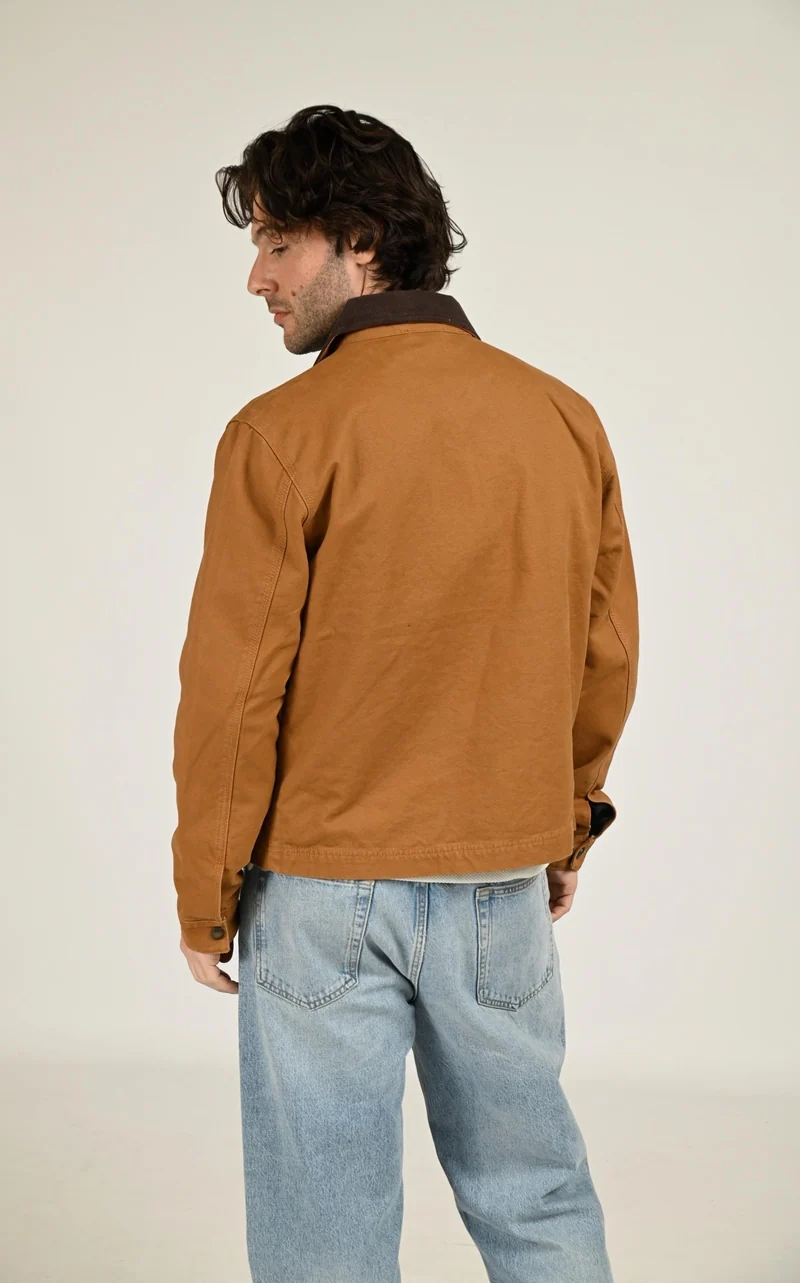 Veste en toile Maccon cognac
