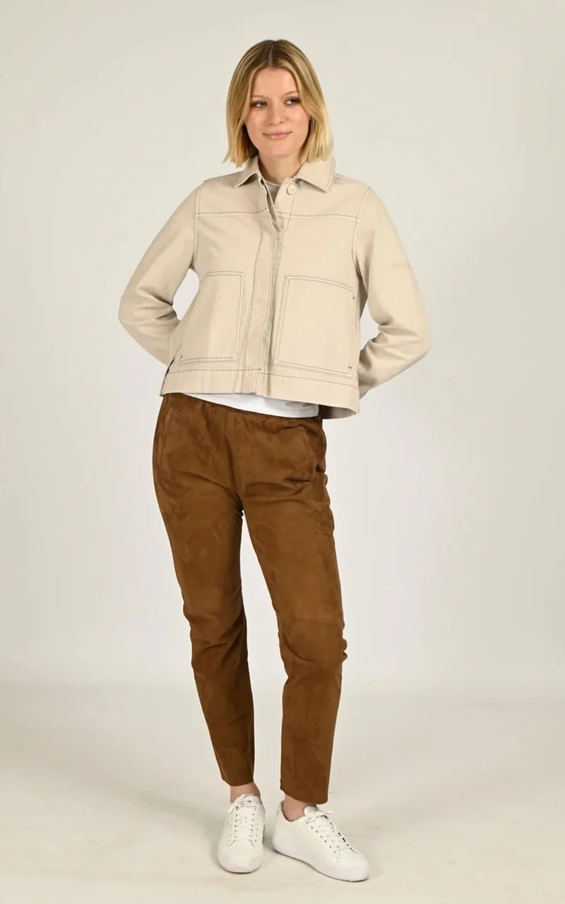 Veste de travail beige