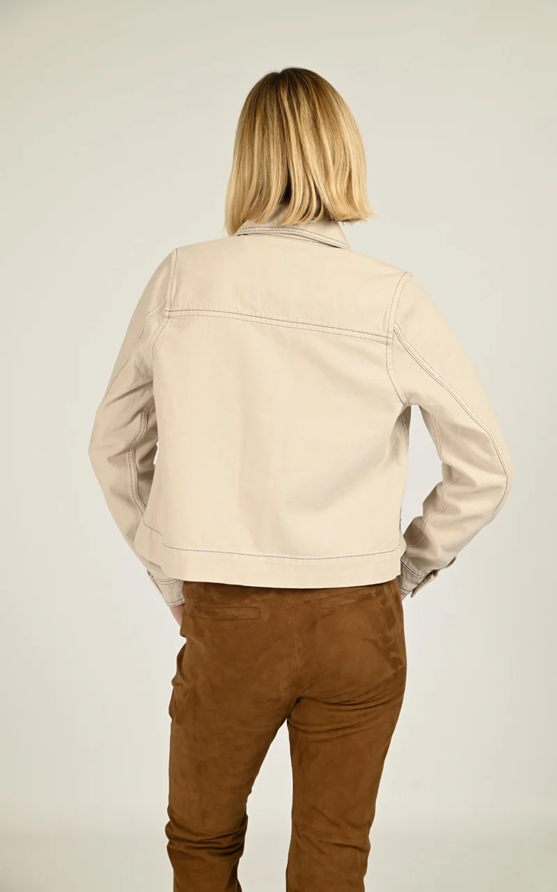 Veste de travail beige