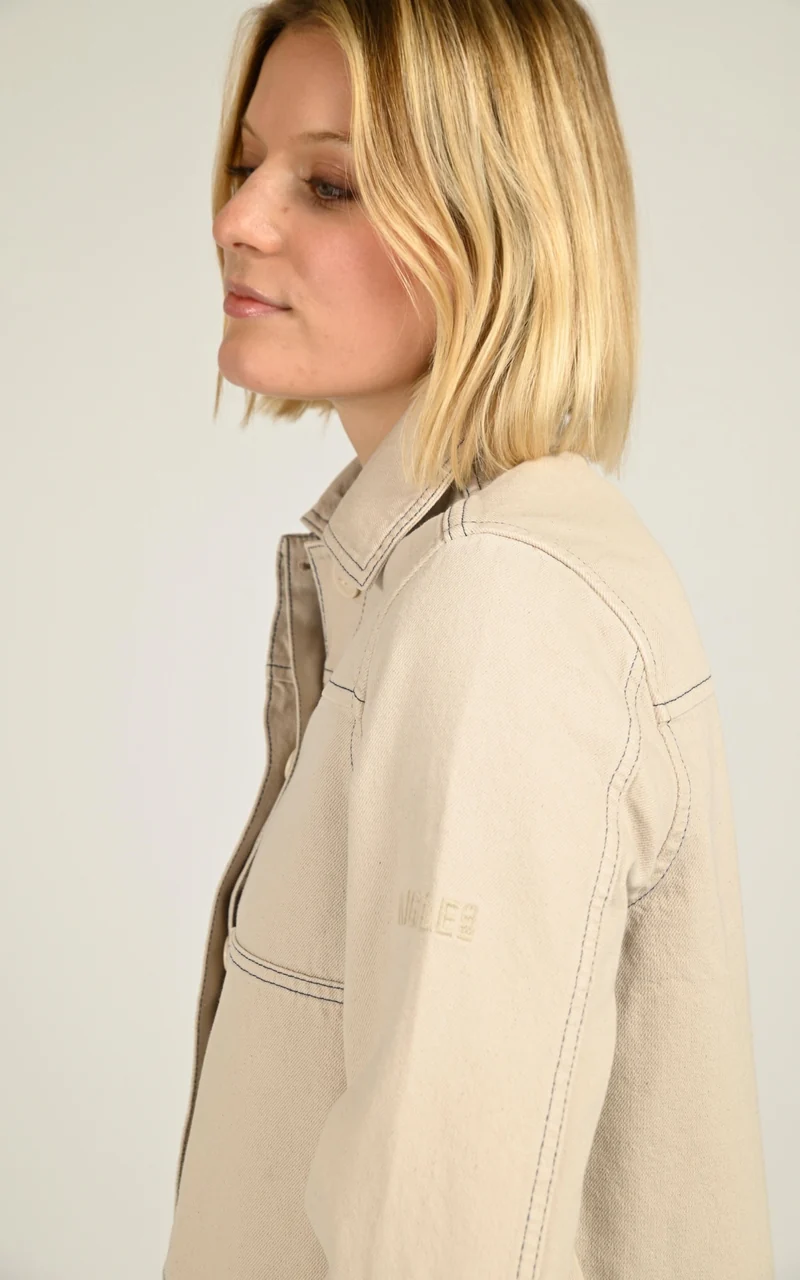 Veste de travail beige