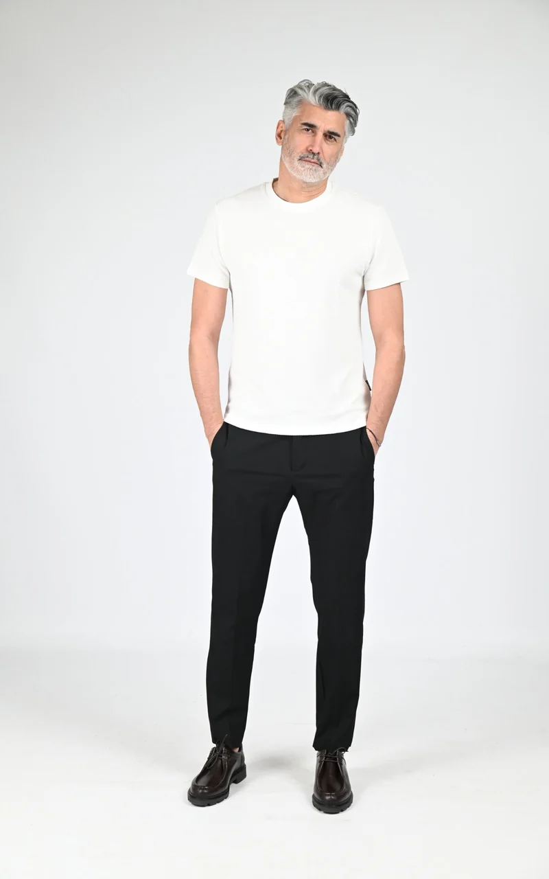 T-shirt maille TS Clay blanc