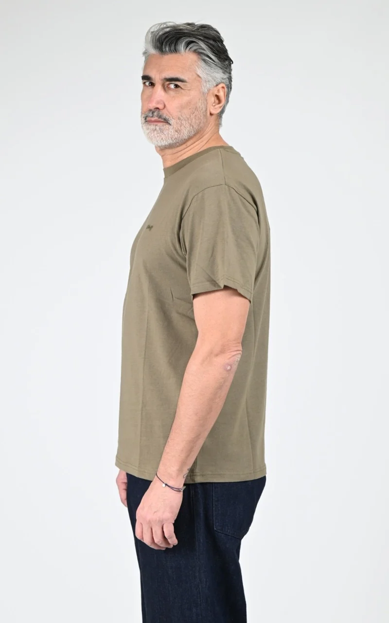 T-shirt en coton TS Cliff kaki