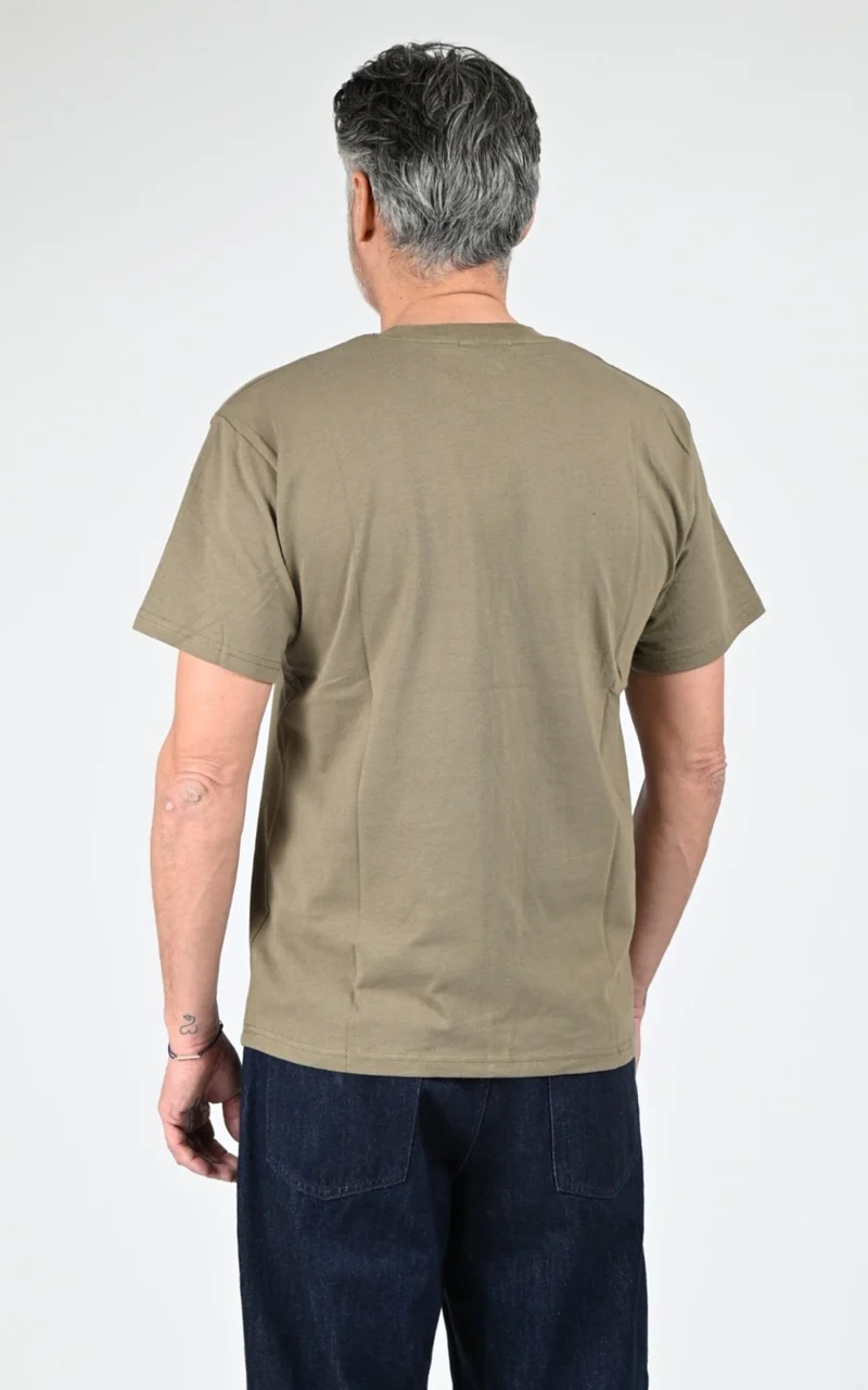 T-shirt en coton TS Cliff kaki
