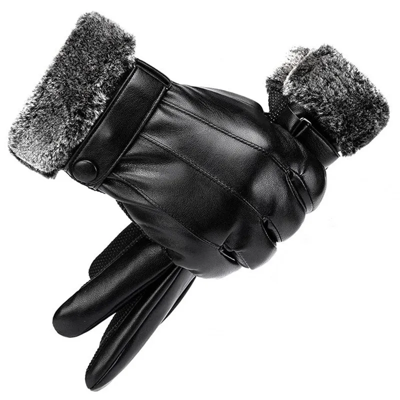 Gants Cuir Homme - Polaire