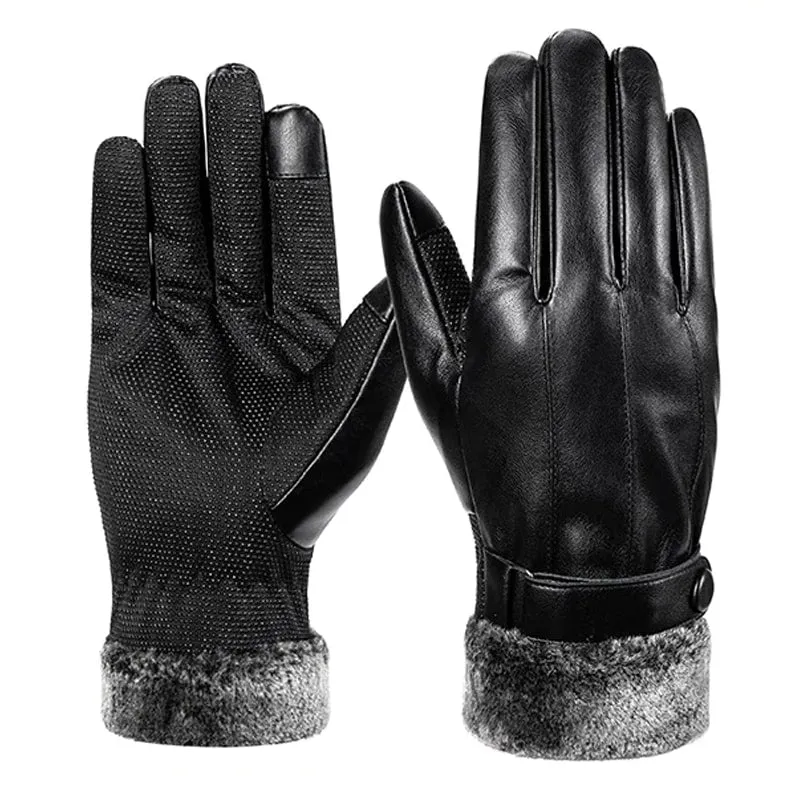 Gants Cuir Homme - Polaire