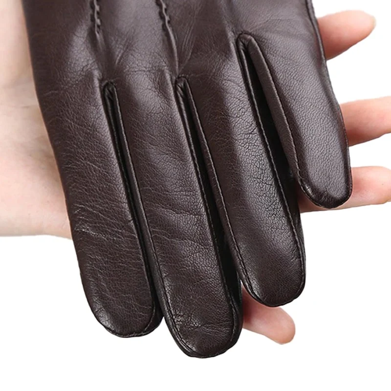 Gants Cuir Homme - Marron