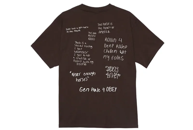 T-SHIRT OBEY TRAIL RIDE