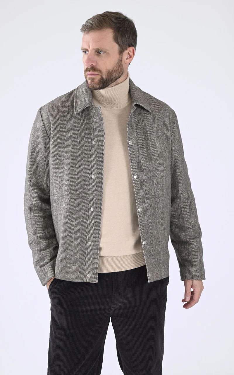 Veste en laine marron