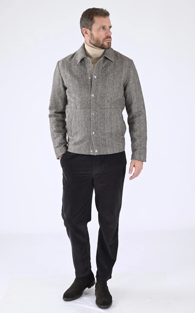 Veste en laine marron