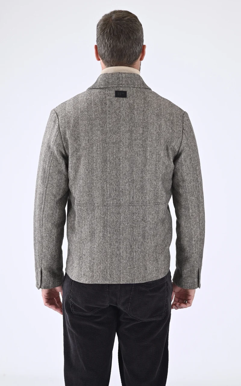Veste en laine marron