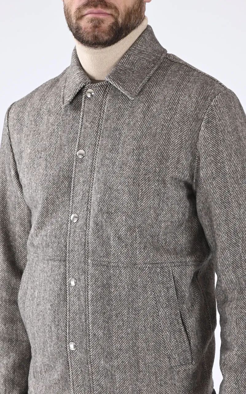 Veste en laine marron