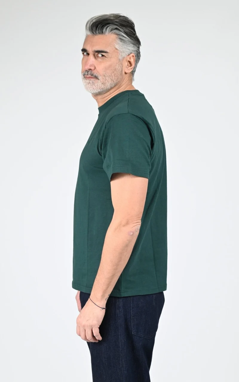 T-shirt en coton TS Cliff blanc vert