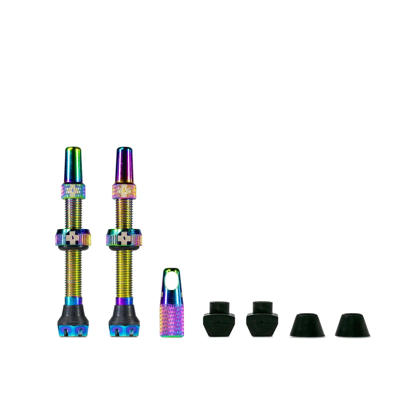 Valves tubeless Muc-Off V2 presta 44mm Iridescent