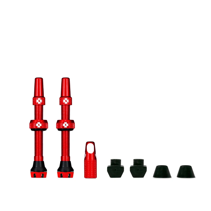 Valves tubeless Muc-Off V2 presta 44mm Rouge