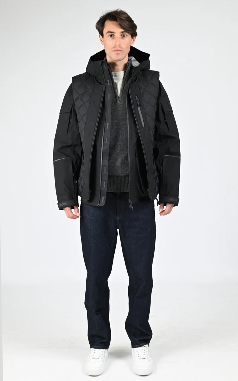 Manteau de ski 3-en-1 Callahan noir