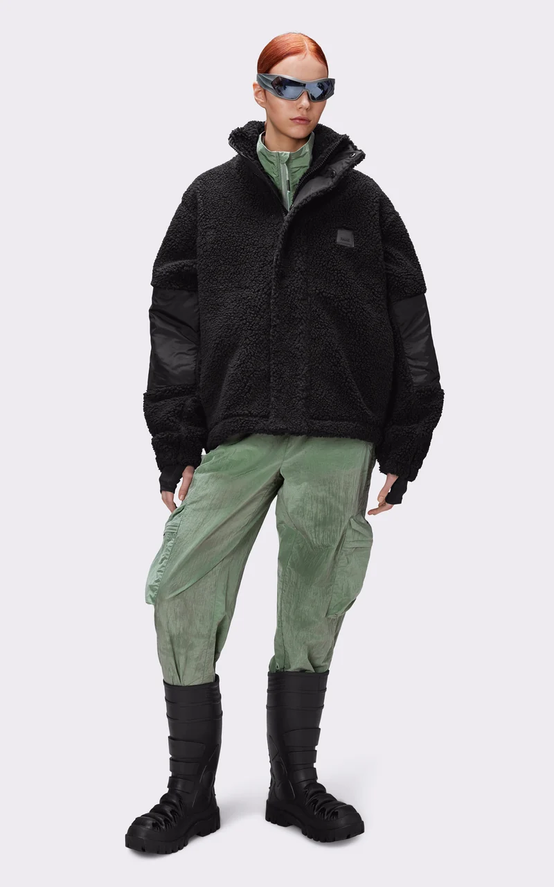 Veste polaire Kofu Fleece Jacket mixte noir