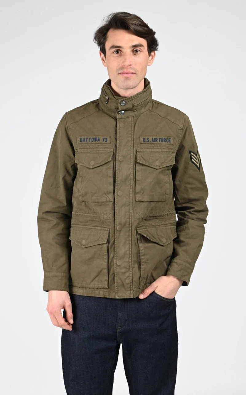 Veste toile Army Monos Kaki