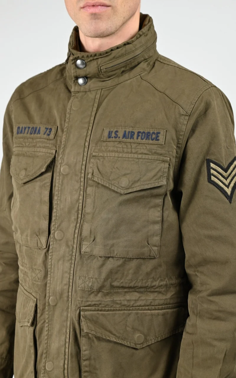 Veste toile Army Monos Kaki