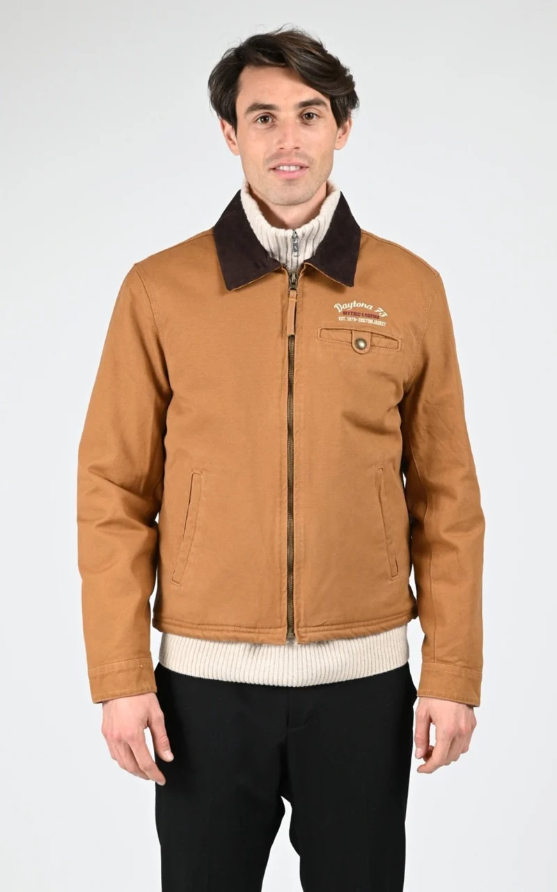Veste en toile Deckett cognac