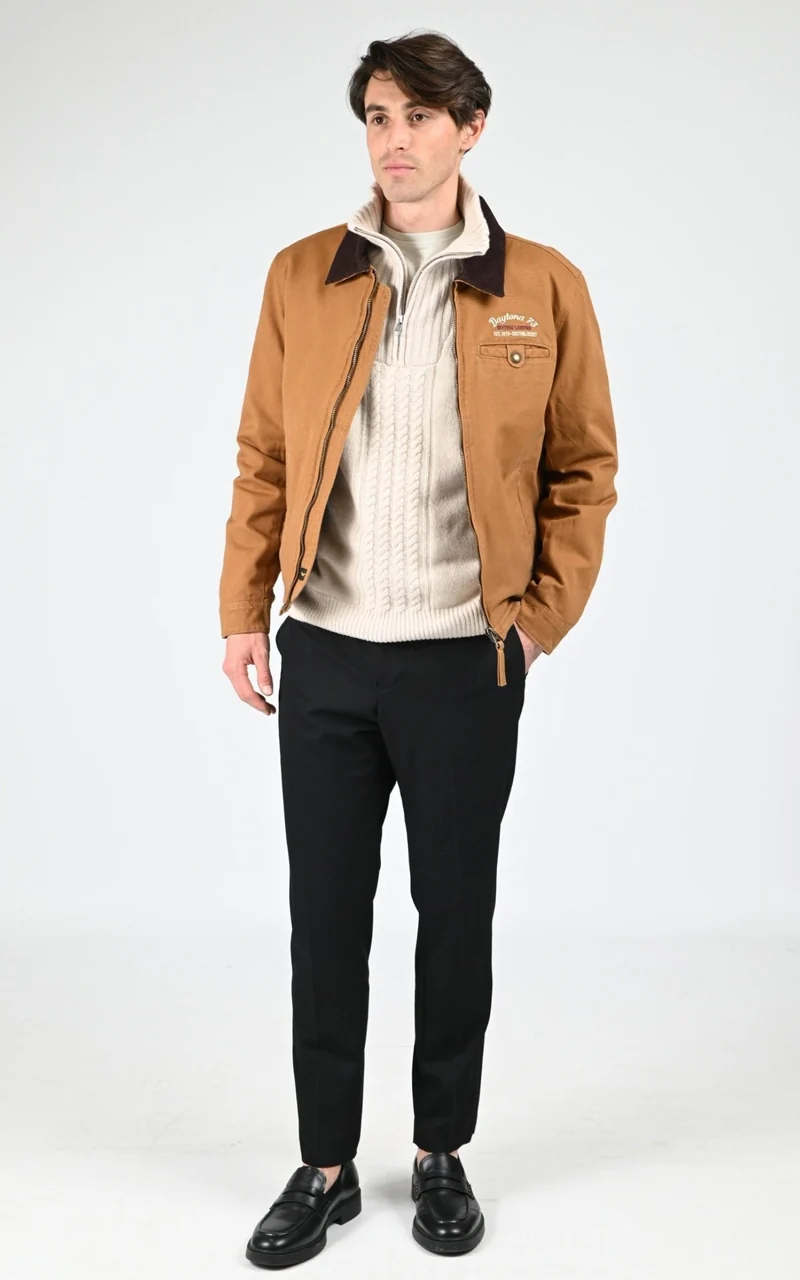 Veste en toile Deckett cognac