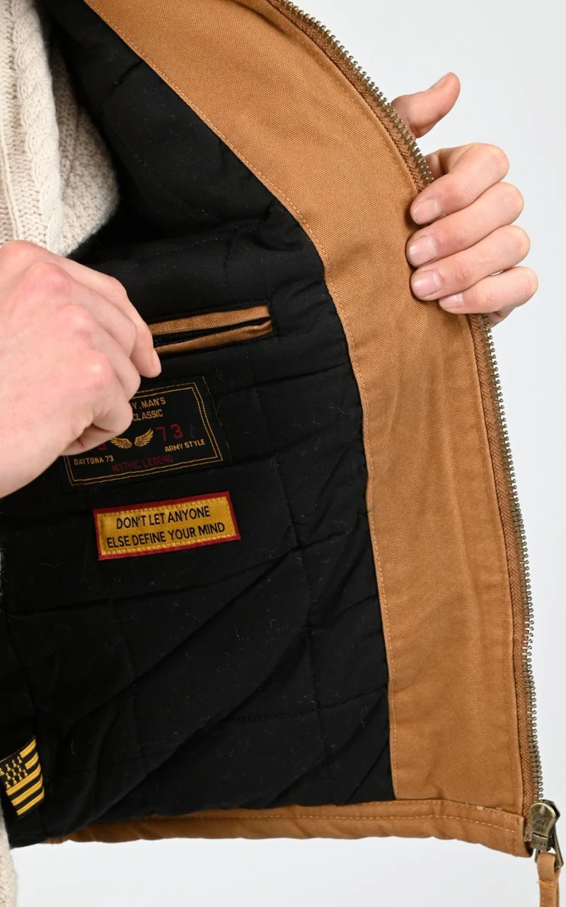 Veste en toile Deckett cognac