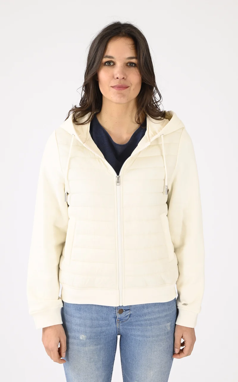 Veste matelassée beige
