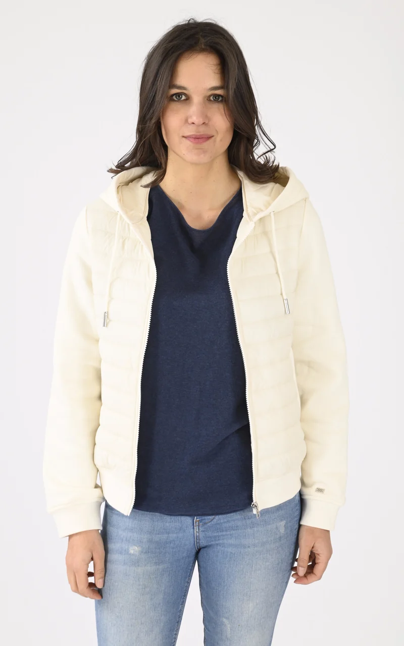 Veste matelassée beige