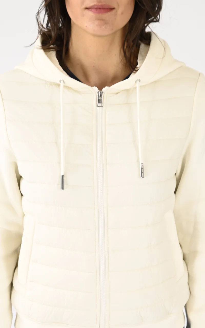 Veste matelassée beige
