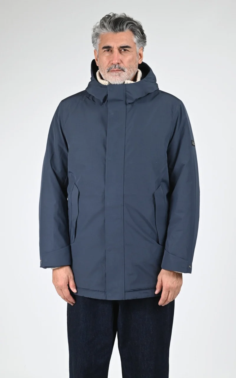 Parka bleu marine