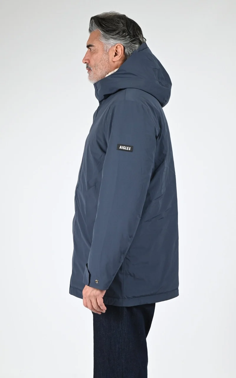 Parka bleu marine