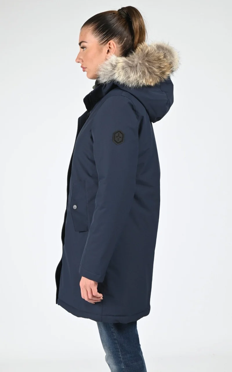Parka Heidi bleu marine