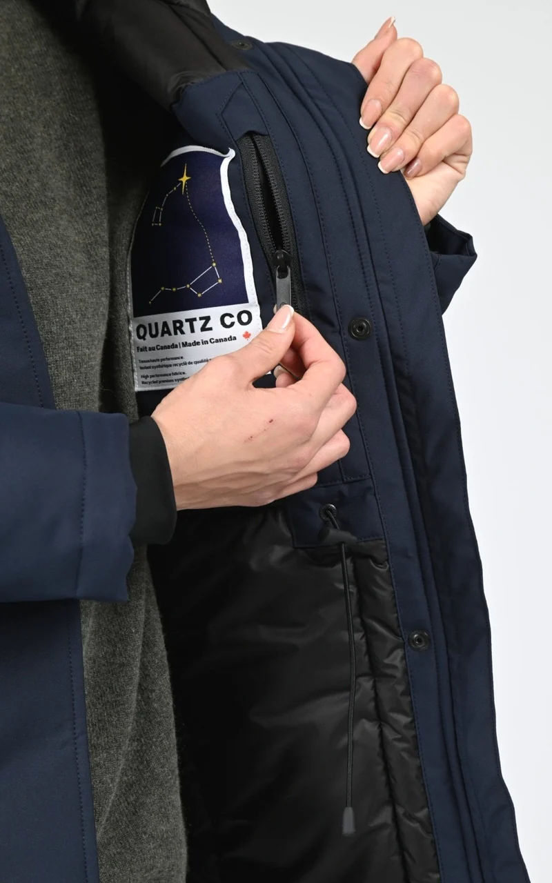 Parka Heidi bleu marine
