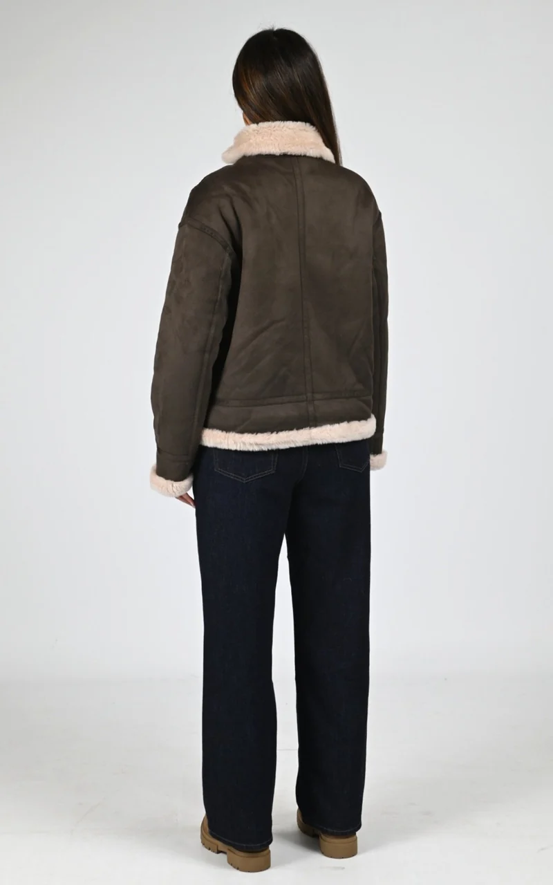 Veste réversible en laine AirWool© Heidi beige