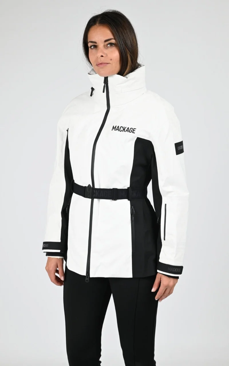 Veste de ski 3-en-1 Ayira blanc