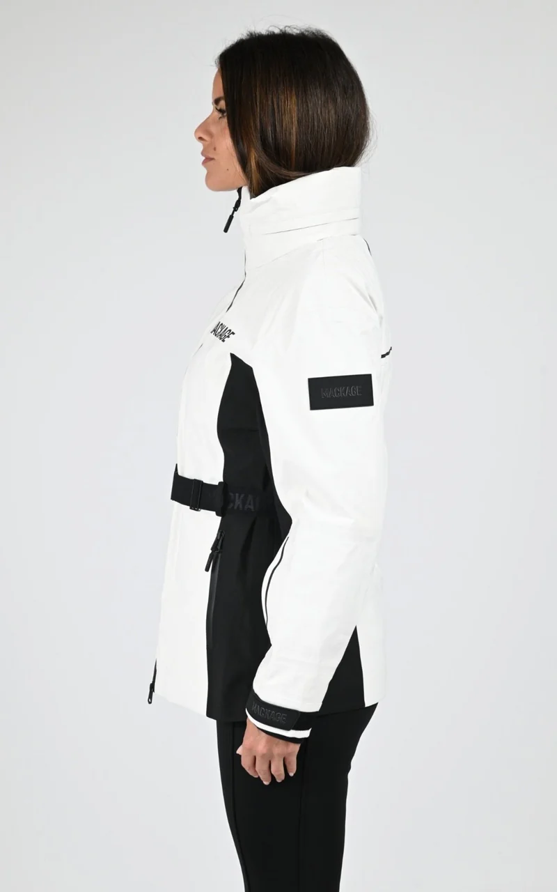 Veste de ski 3-en-1 Ayira blanc