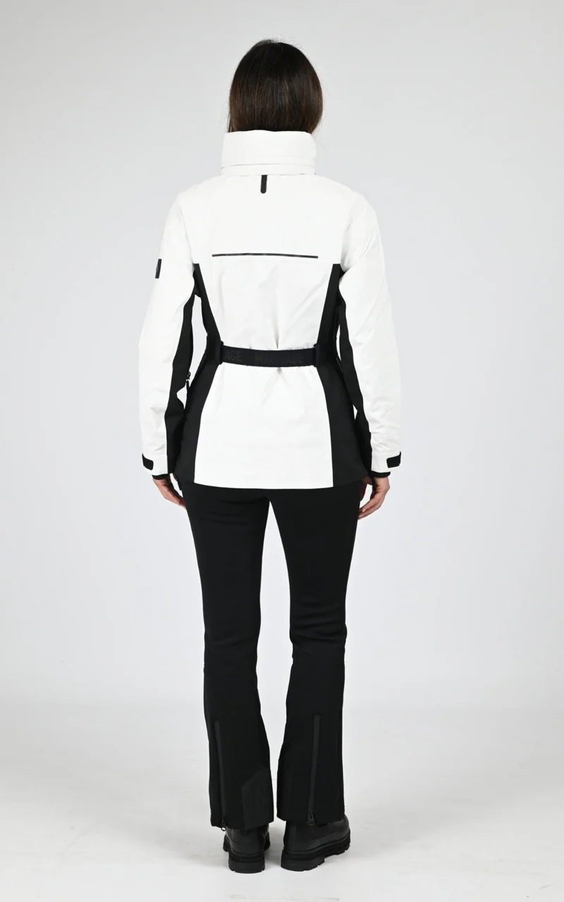 Veste de ski 3-en-1 Ayira blanc