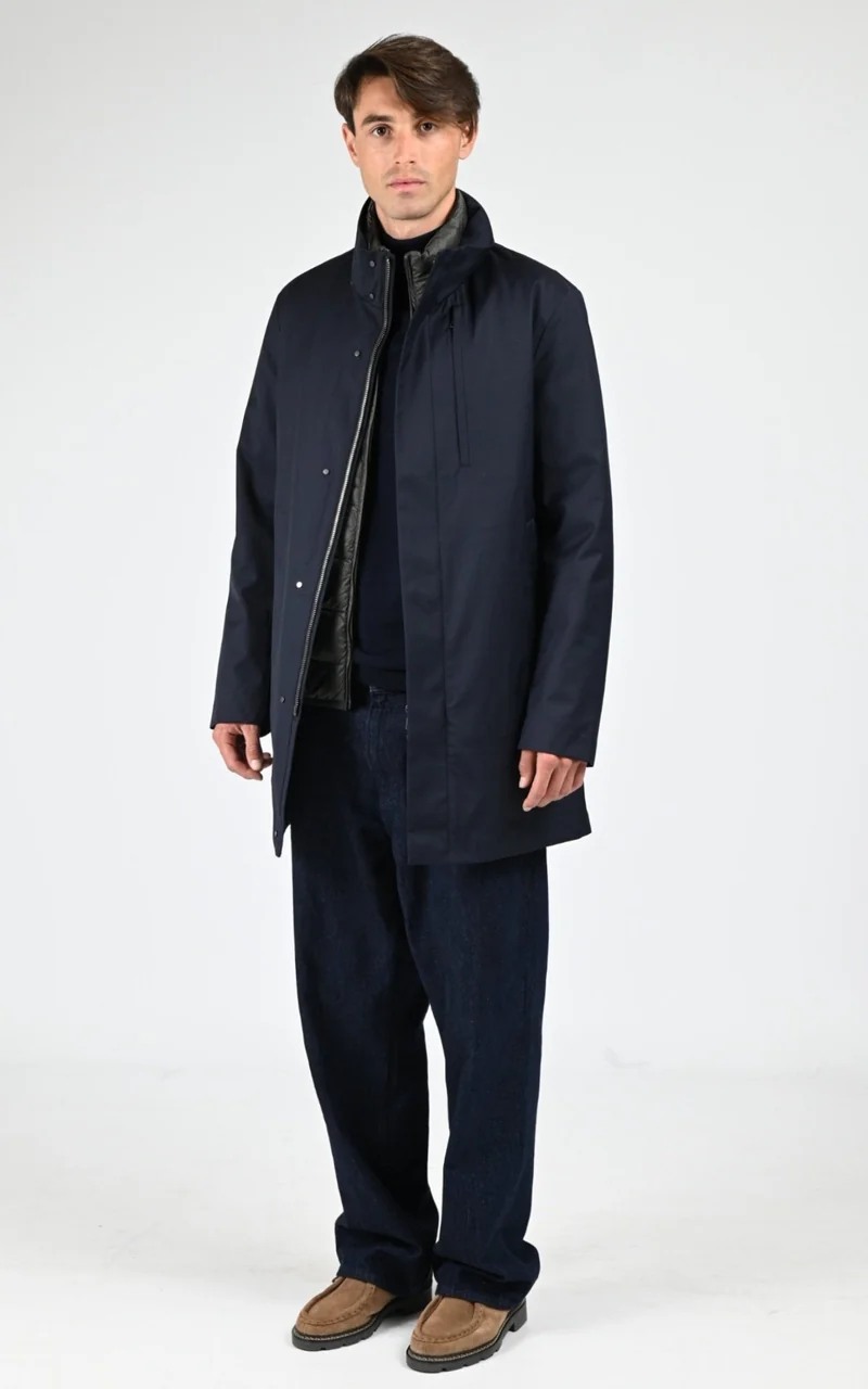 Parka laine 3-en-1 Blake Mio bleu marine