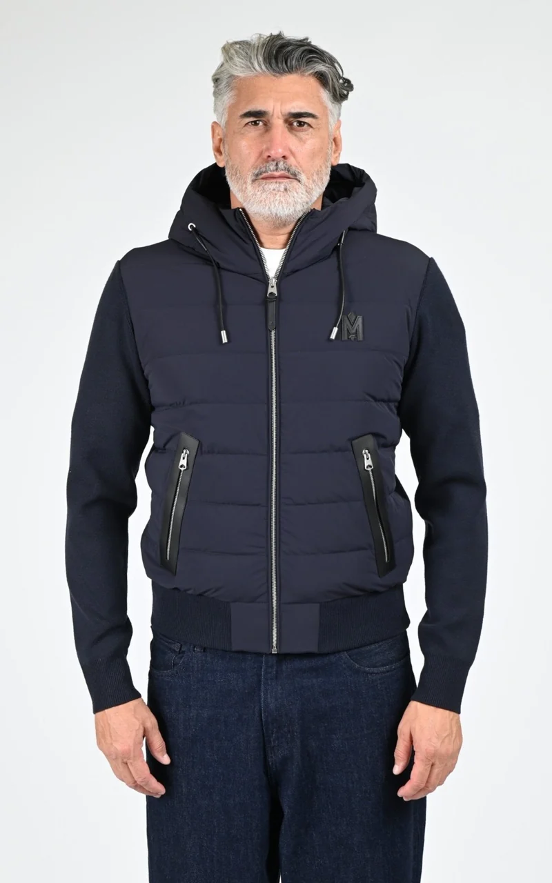 Veste matelassée Andrew-Z bleu marine