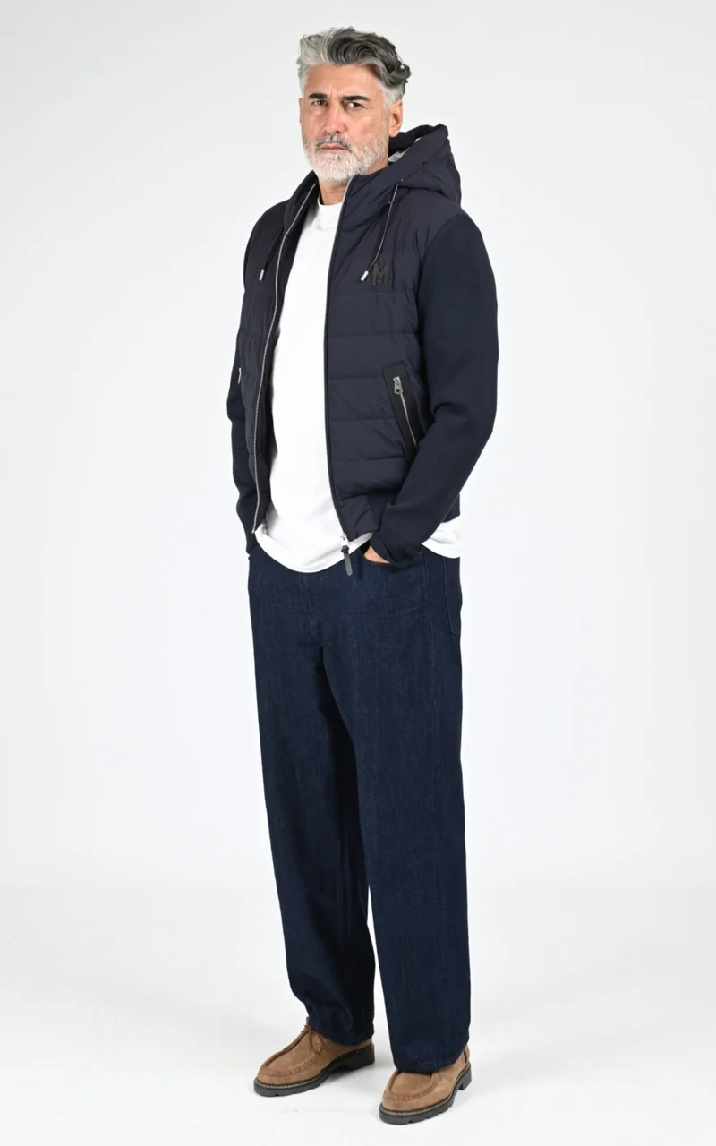 Veste matelassée Andrew-Z bleu marine
