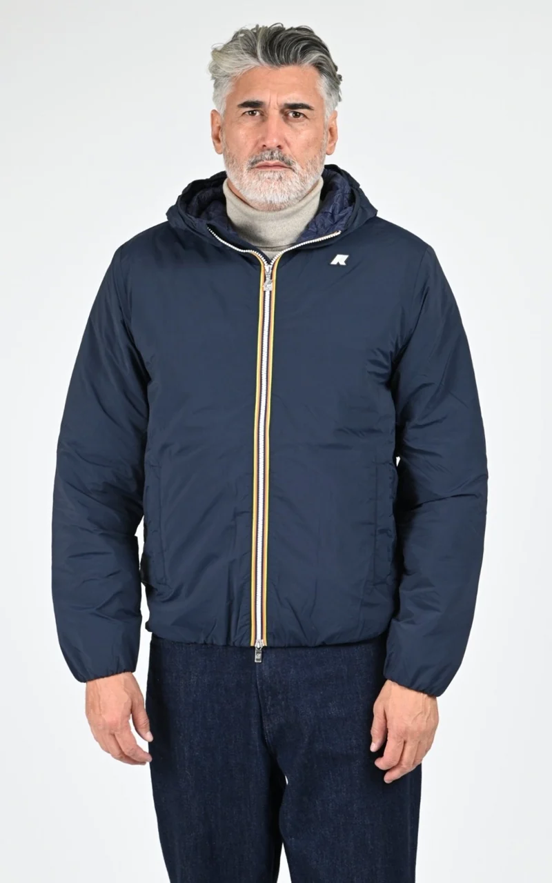 Veste réversible Jack St Warm bleu marine