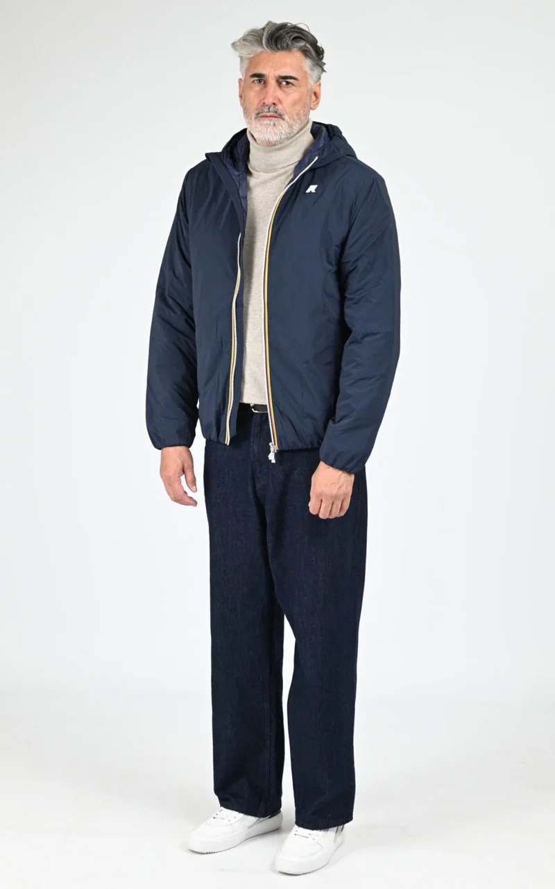 Veste réversible Jack St Warm bleu marine