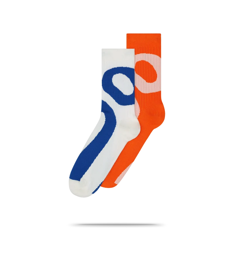 Twin-Pack Liquid Logo Socks High