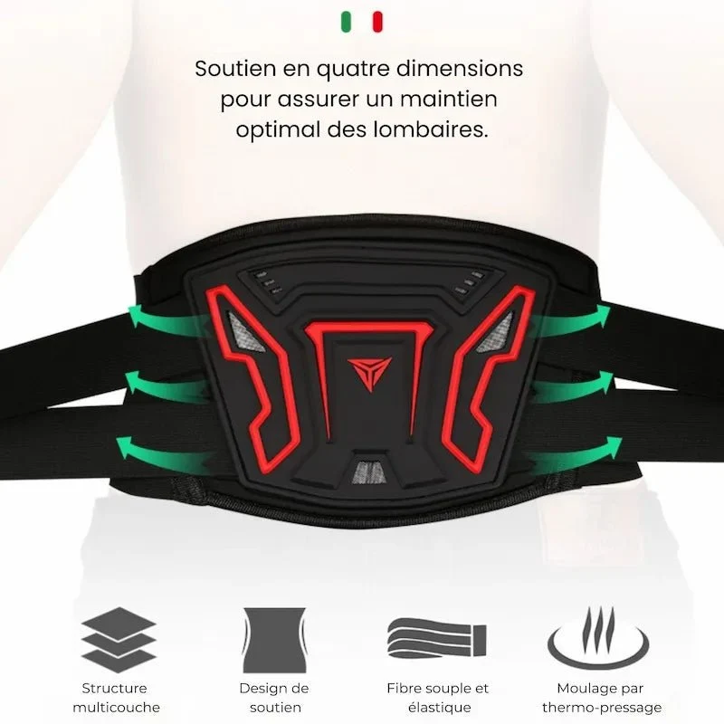 Ceinture dorsale moto Universel